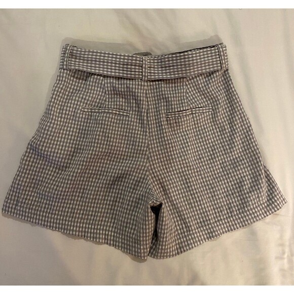 Blank Nyc Shorts - Skort Size 30 (approx size 12)  Gray White Striped w/Pockets - Picture 6 of 10